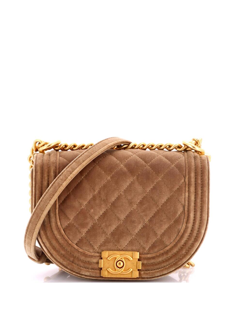 Chanel Boy Curved Messenger Bag Quilted #343387C40B